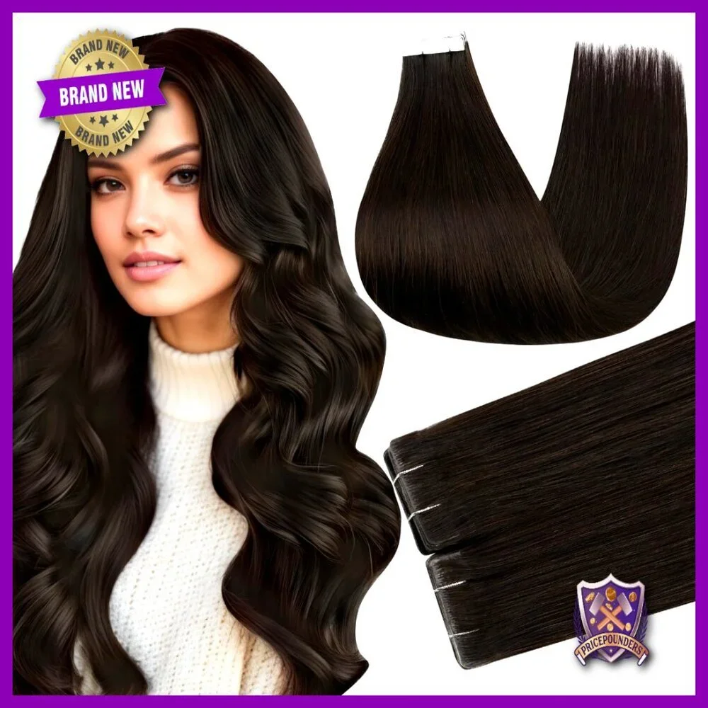Human Hair Tape-In Extensions 22 Inch Seamless Weft 50g 20pc